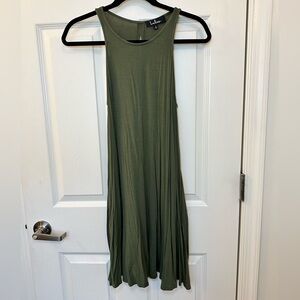 Lulus Olive Green Sleeveless Dress